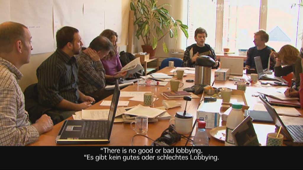 Still from The Lobbyists (2009), Libia Castro and Ólafur Ólafsson.