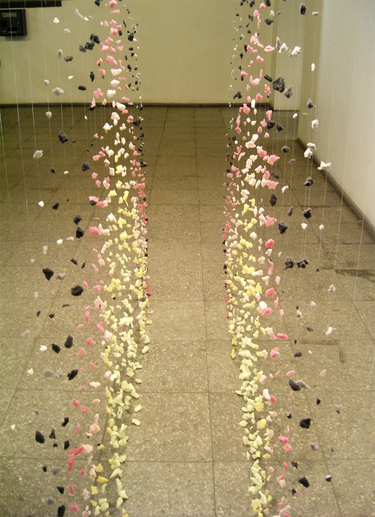 Sweetmeat 1 (2004), detail, installation by Marte Johnslien, ©Marte Johnslien