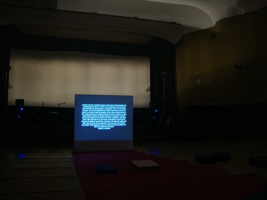 Installation view, Soundtrack of Your Night (2009). Photo: Rakett