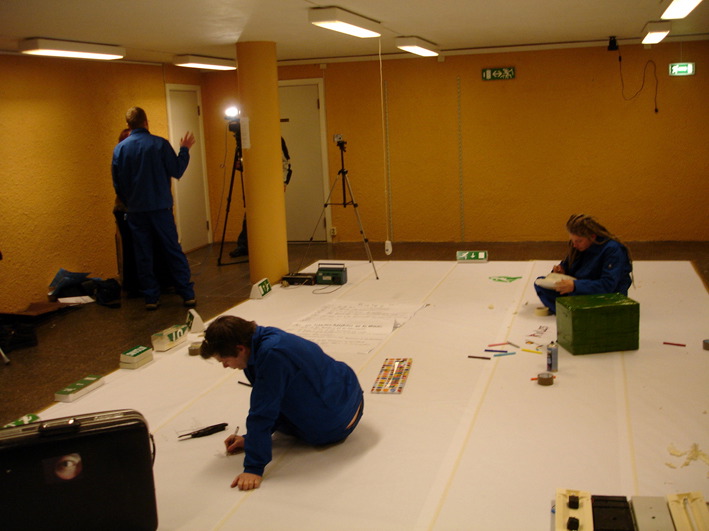 Day 1: 'An Everyday Improvement' occupied the entrance hall of the public library (2006)