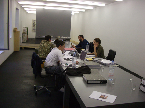 07: neugerriemschneider's office during the exhibtion. Photo: Rakett