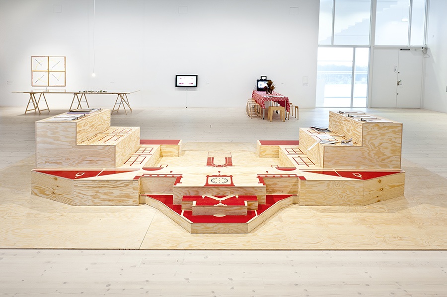 Exhibition view, Communitas, Bildmuseet in 2012, Umeå. Photo: Bildmuseet